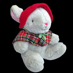 Vintage 1983 Carousel by Guy Christmas Holiday Mouse 9" Plush Stuffed Animal Toy